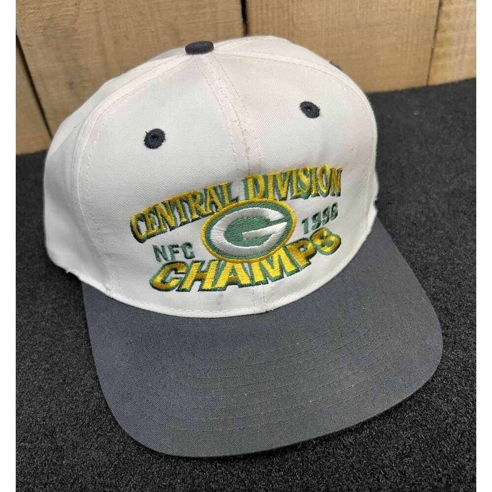 NFL Green Bay Packers 1996 NFC Central Division Champs Logo 7 Snapback Hat/Cap